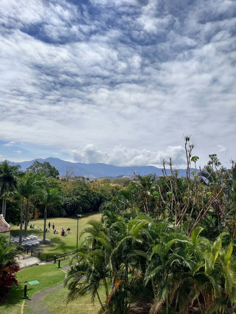 Marriott Hacienda Belen hotel grounds in San Jose Costa Rica