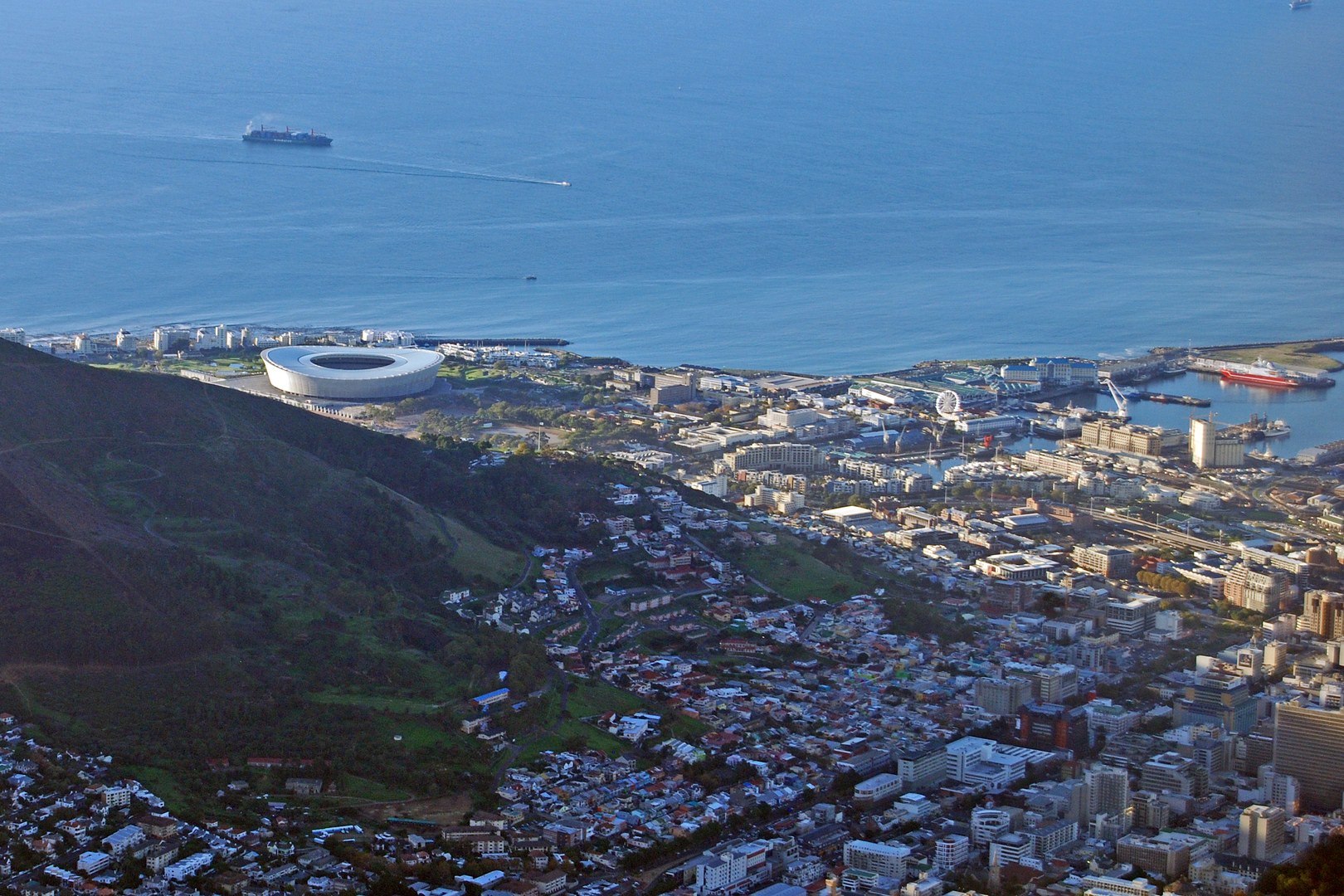 Table Mountain overlooking Cape Town, South Africa