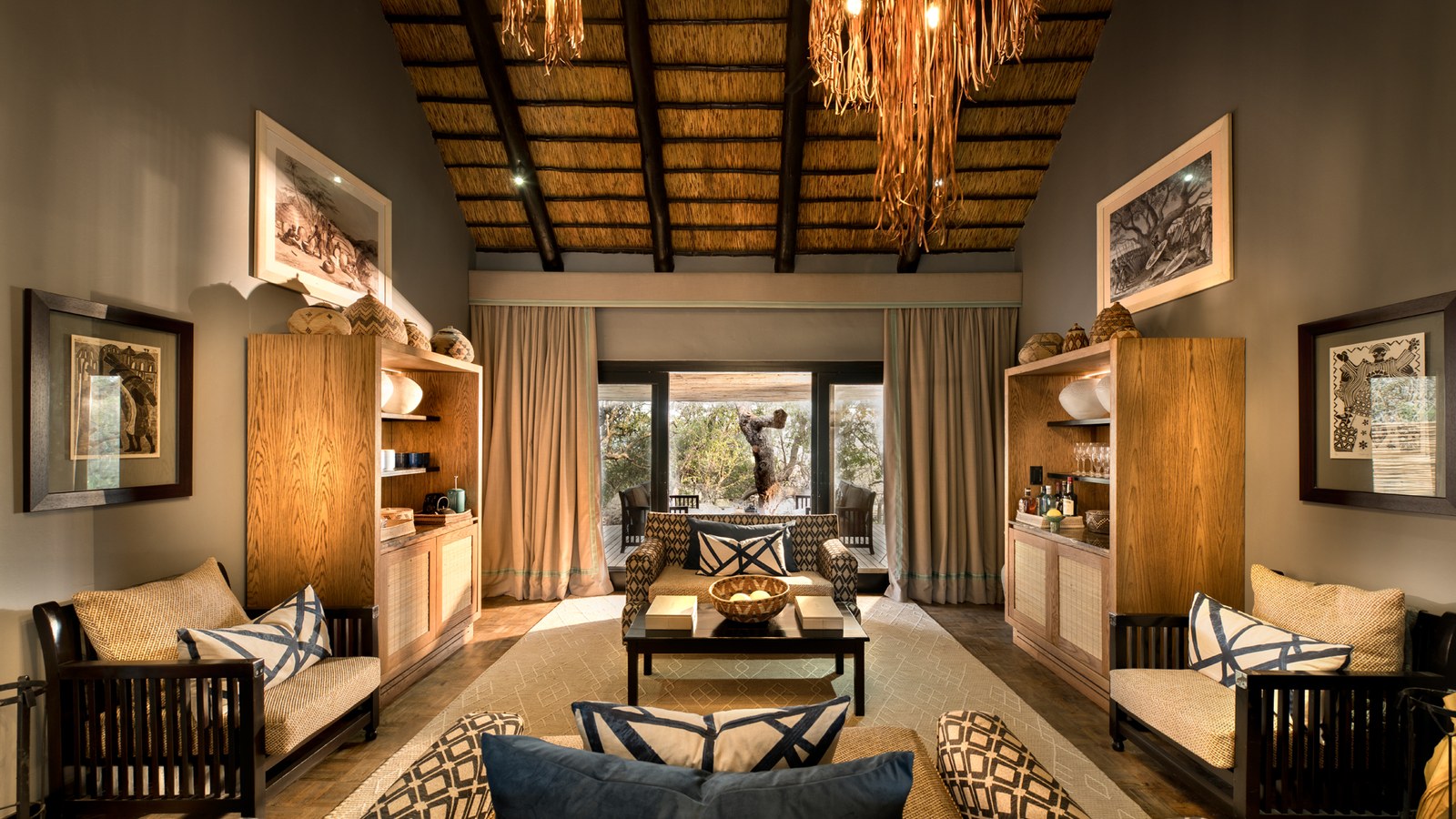 andBeyond Phinda Mountain Lodge family suite with panoramic views and private plunge pool