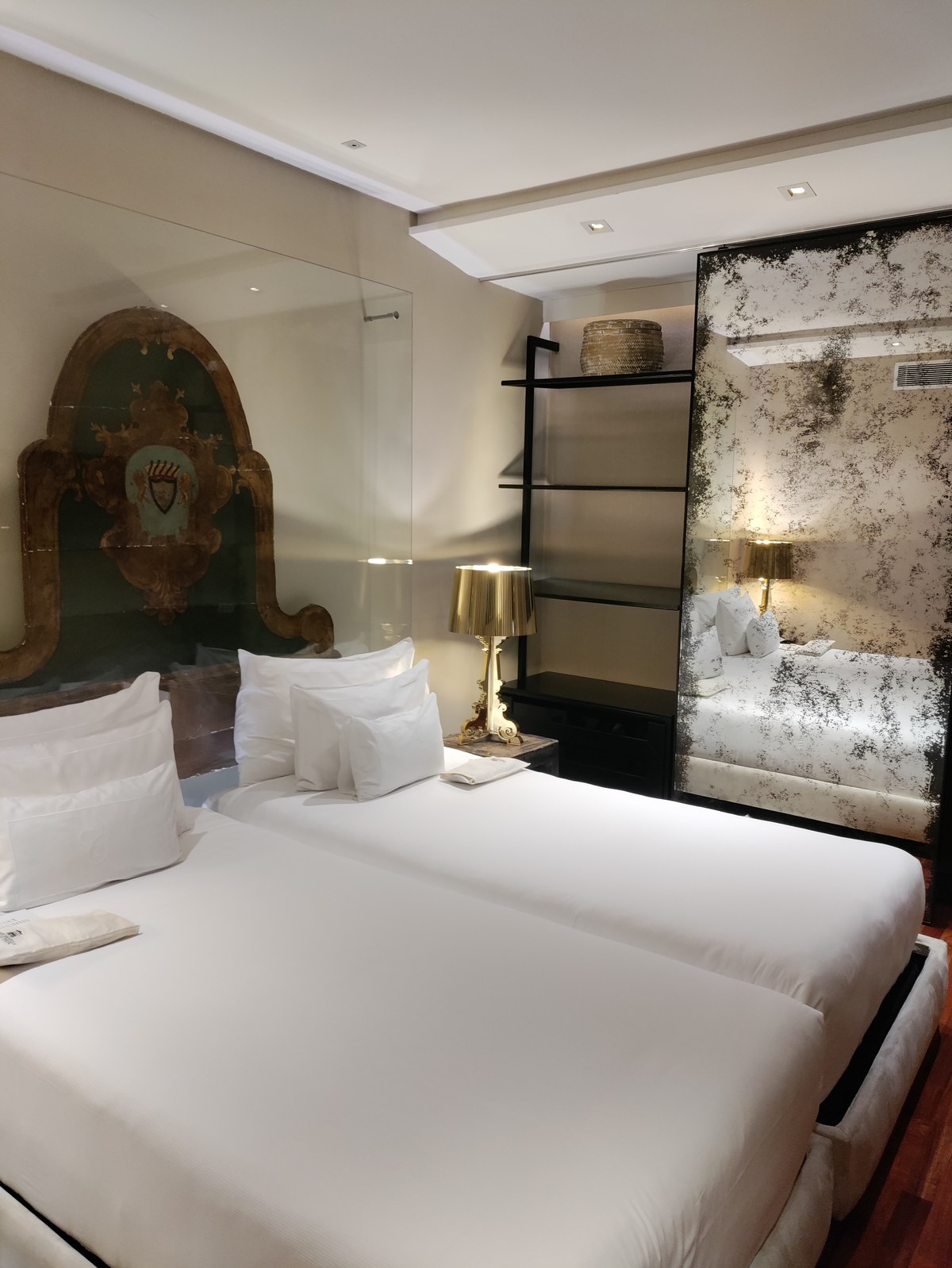 Junior Suite bedroom at Hotel Claris and SPA Barcelona