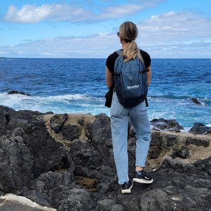 Scenic overlook of Tenerife awakening emotions with panoramic volcanic landscape