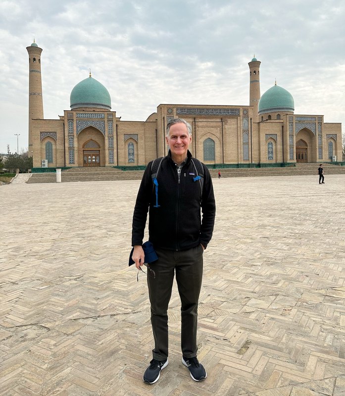 Ignacio Maza in Tashkent
