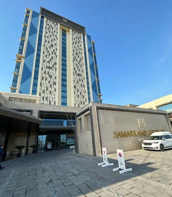 Samarkand Regency Amir Temur luxury hotel exterior