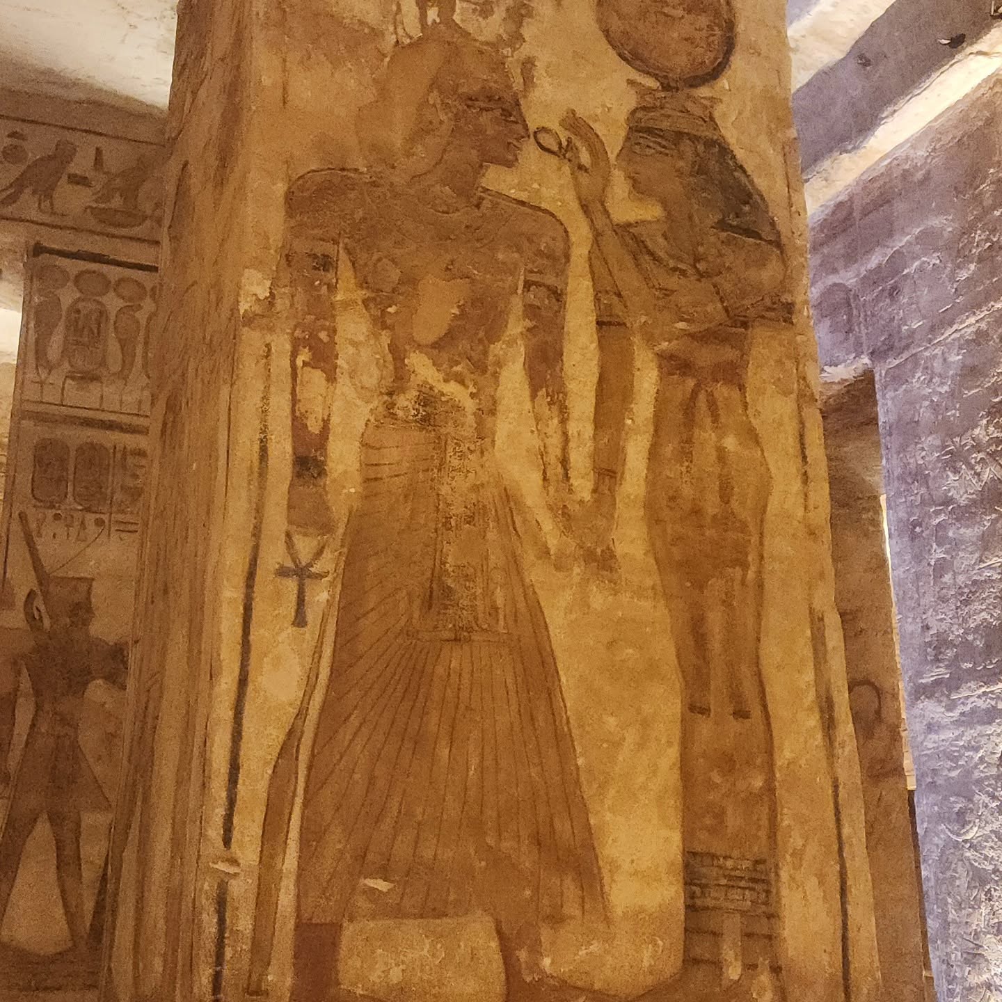 abu simbel temple interiors hathor 5