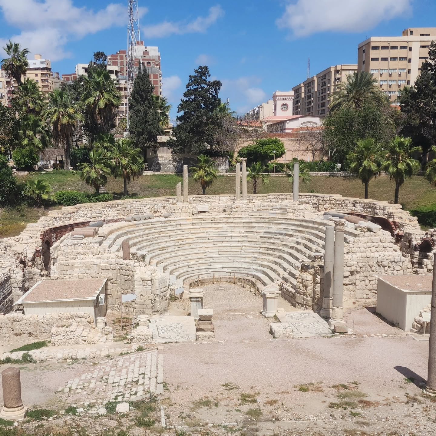Roman Amphitheater of Kom El Dikka in Alexandria Egypt