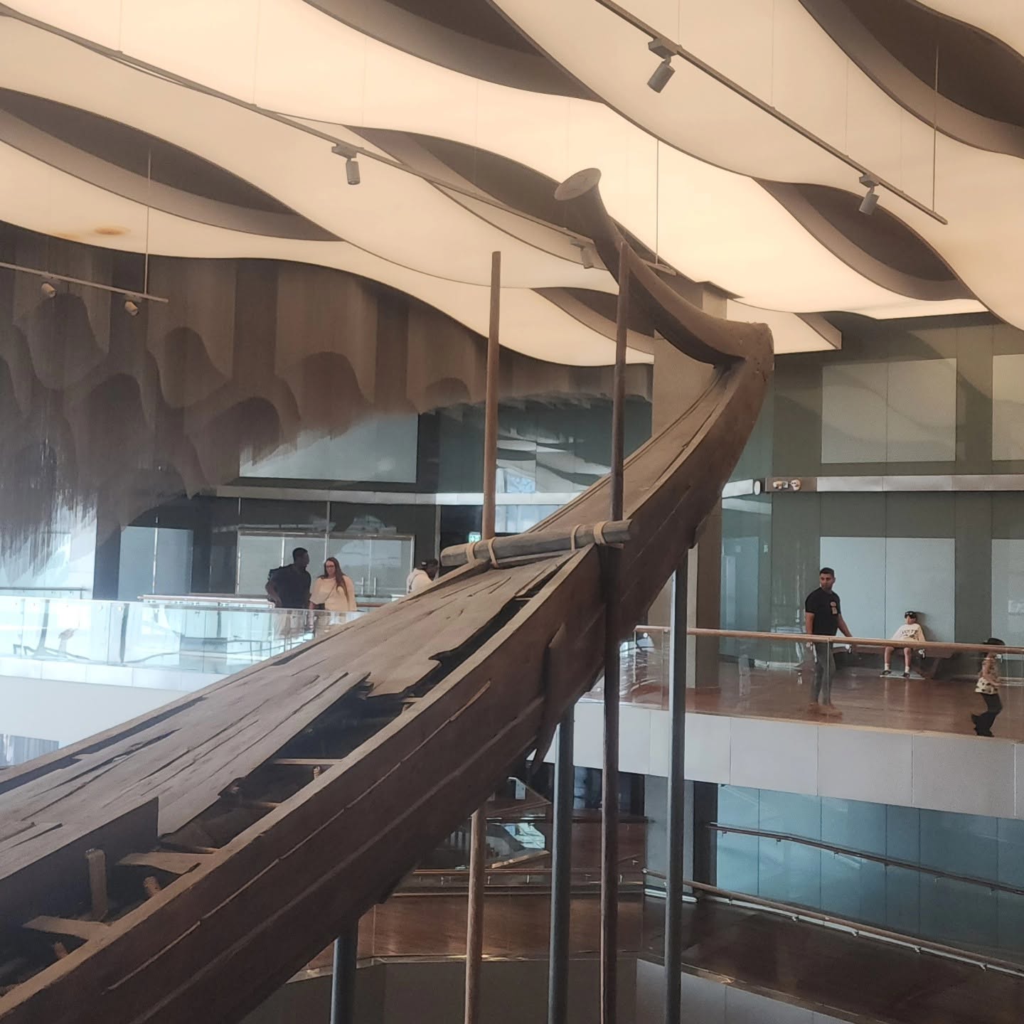 Grand Egyptian Museum Grand Staircase Ancient Sculptures