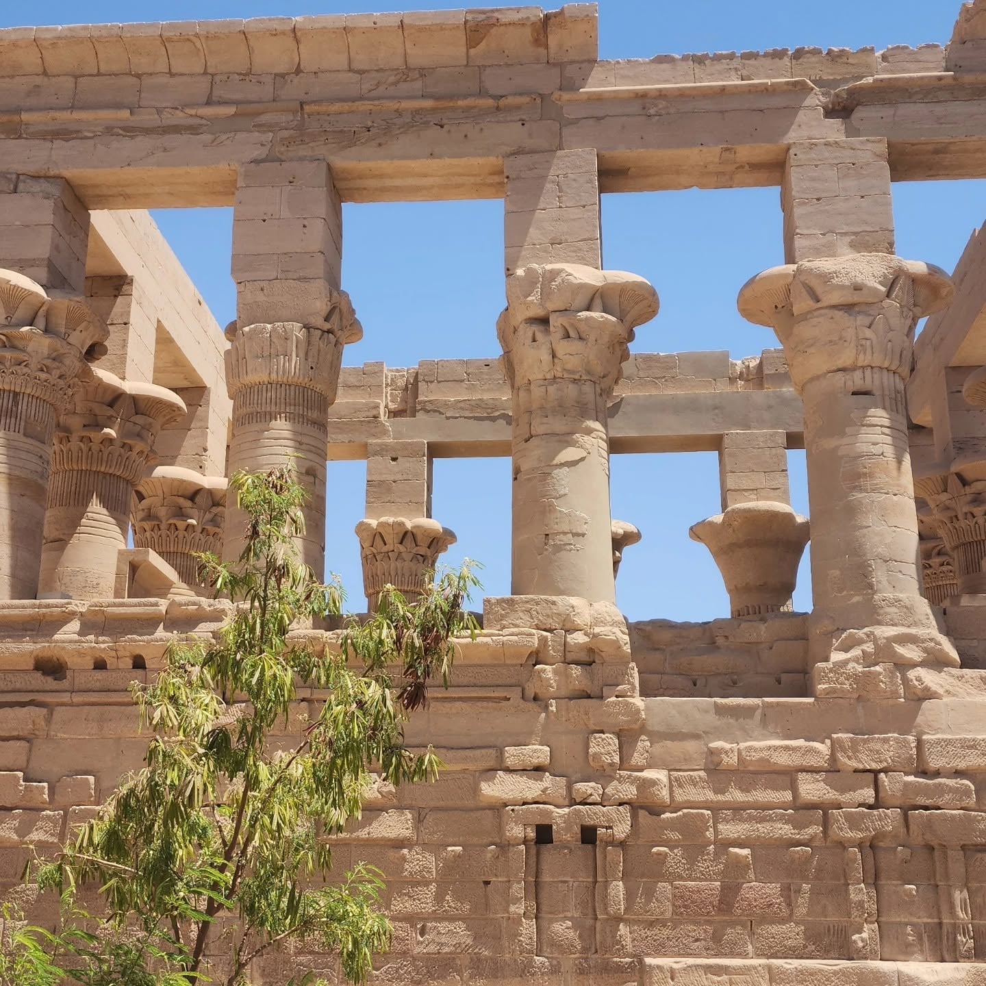 Temple of Philae on Agilkia Island Goddess Isis Aswan