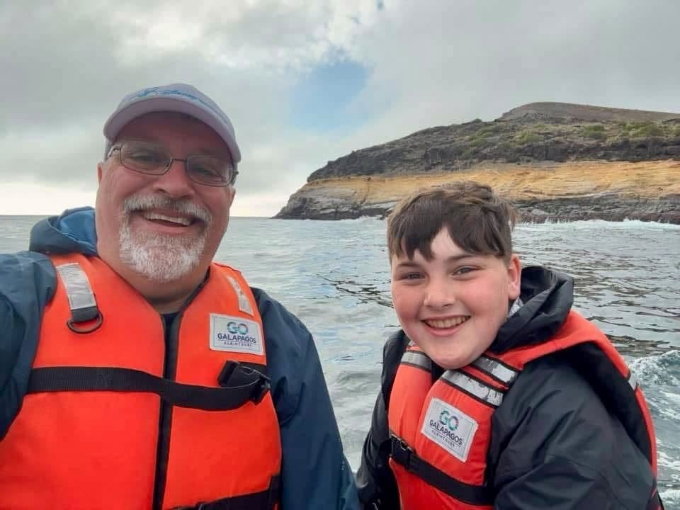 Father and son making lifelong memories during our coastal panga exploration