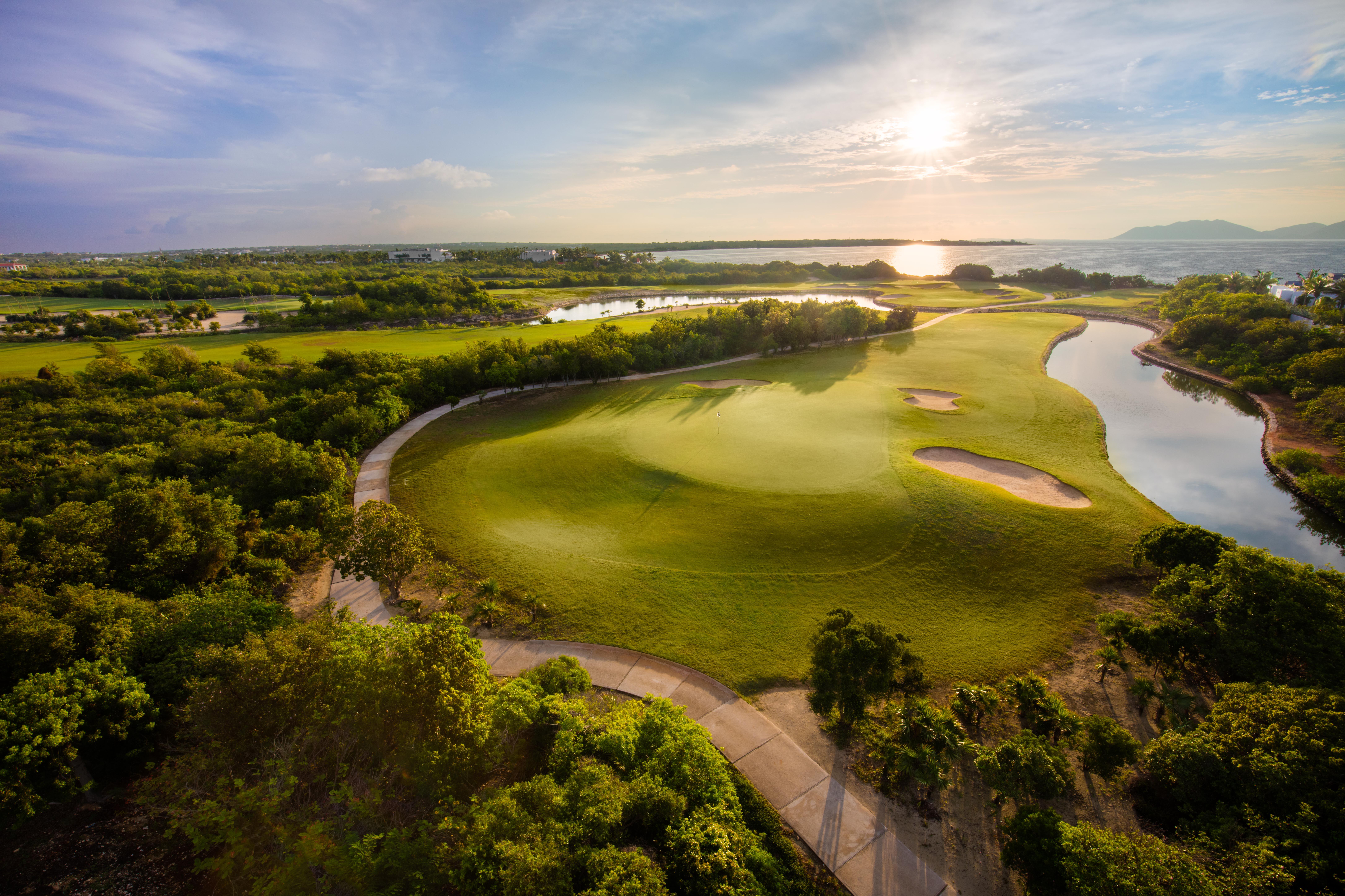 18-hole Greg Norman Signature Championship Golf Course at Aurora Anguilla