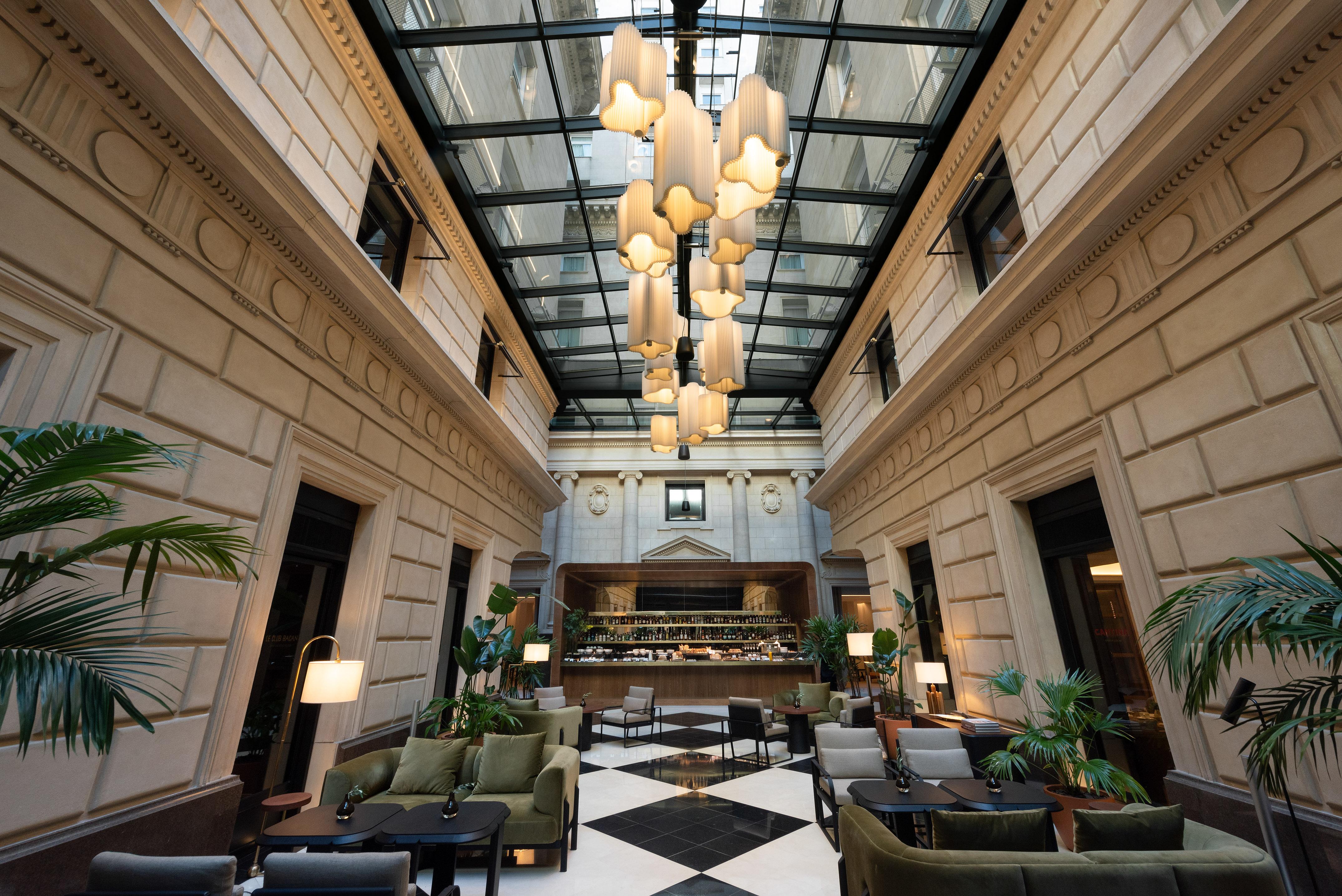 Casa Lucia grand lobby and concierge reception