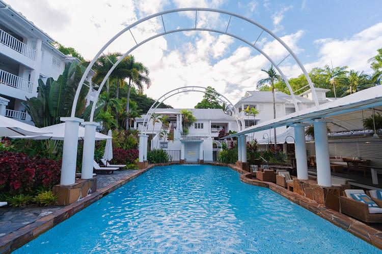 The Reef House heated mineral tranquility pool Palm Cove