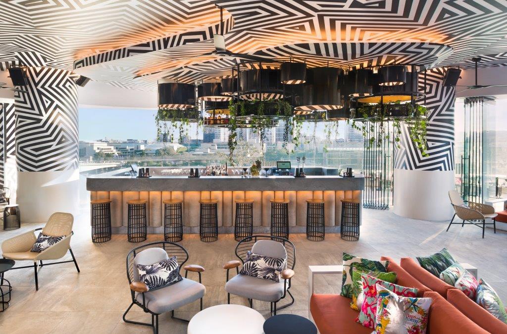 W Brisbane WET Deck rooftop pool and lounge