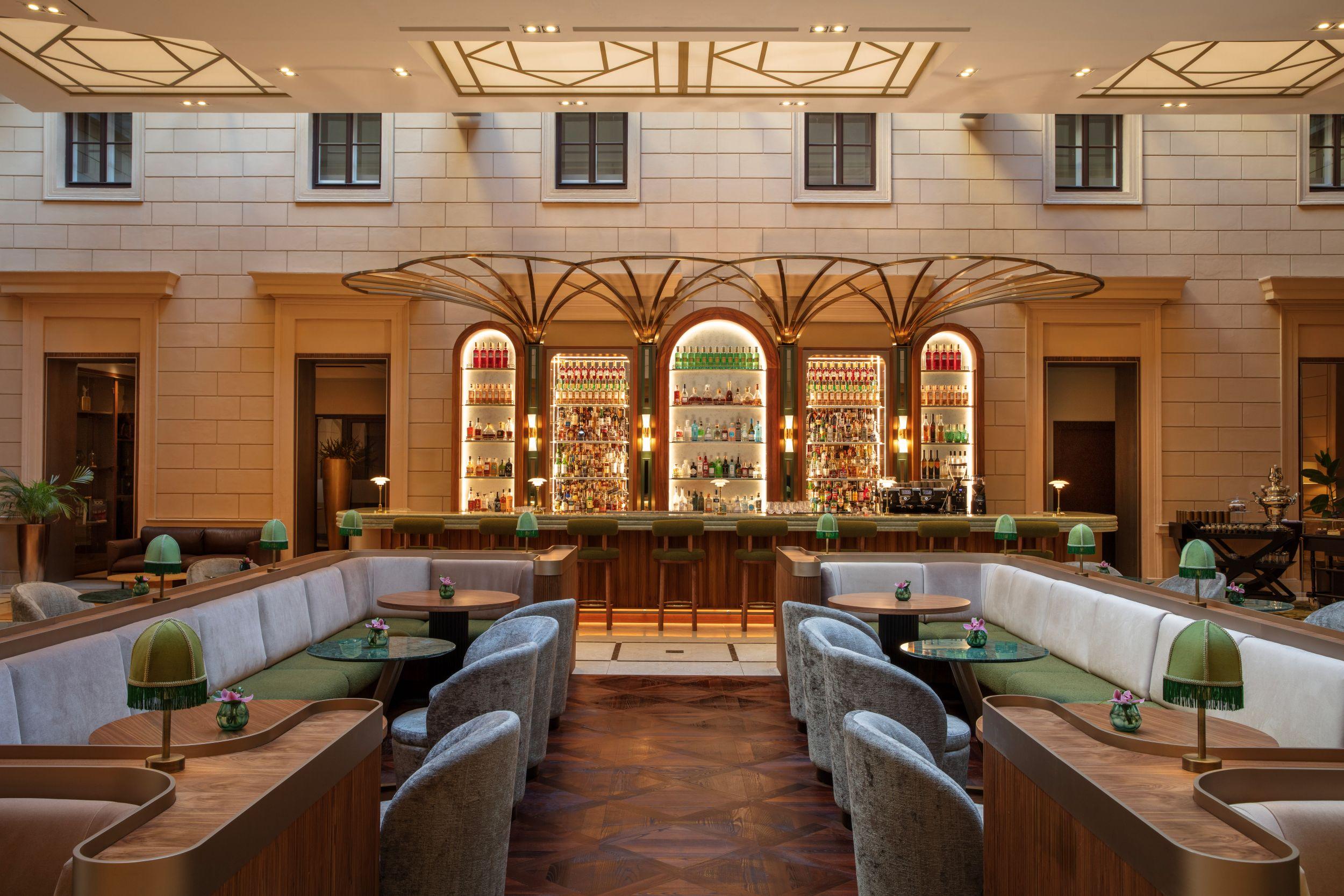 Theo's Lounge and Bar in the historic courtyard