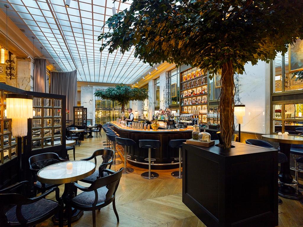 The Bank Bar with bespoke cocktails inspired by historical banking materials