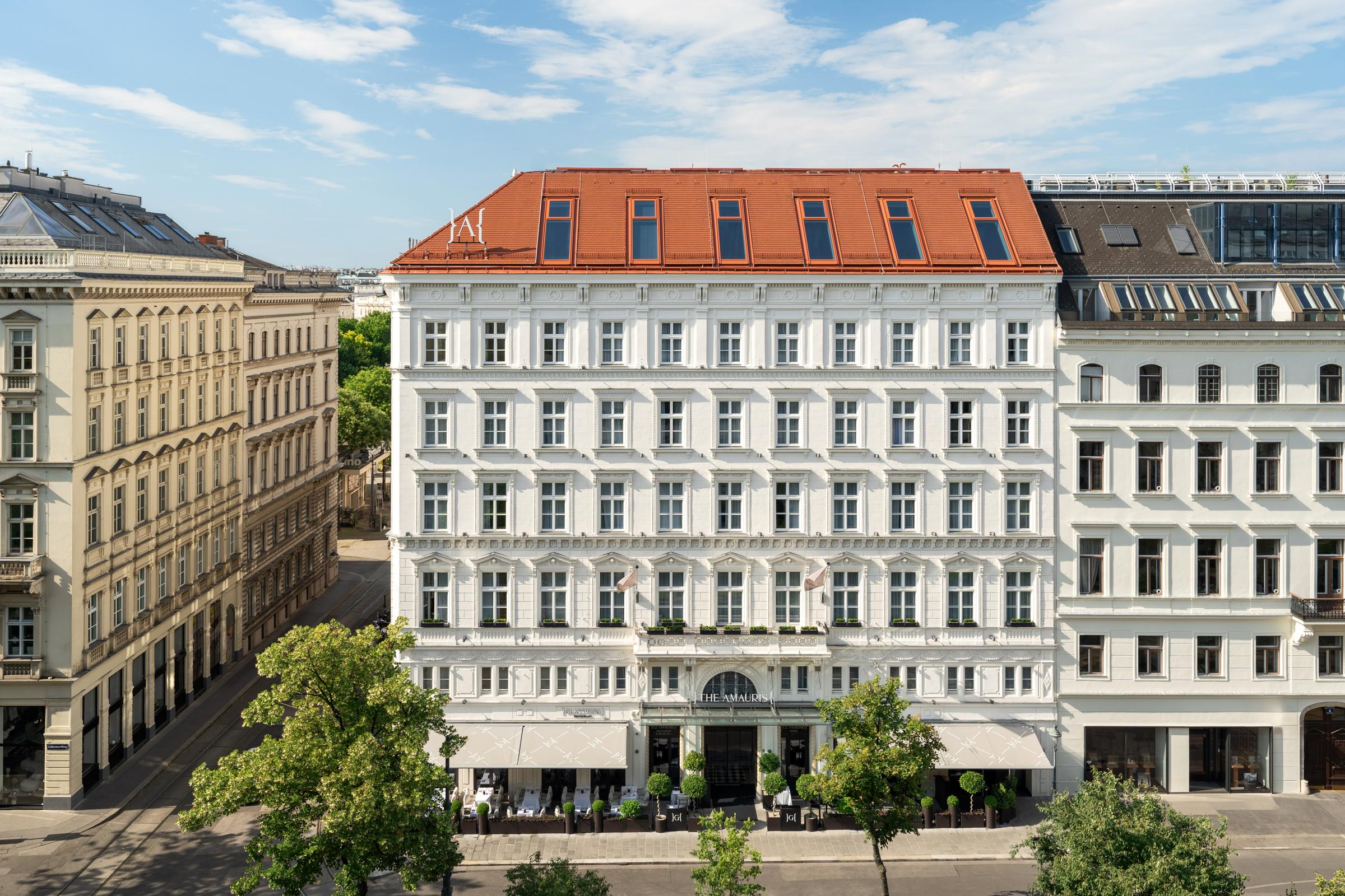 The Amauris Vienna 19th-century palace facade on Kärntner Ring