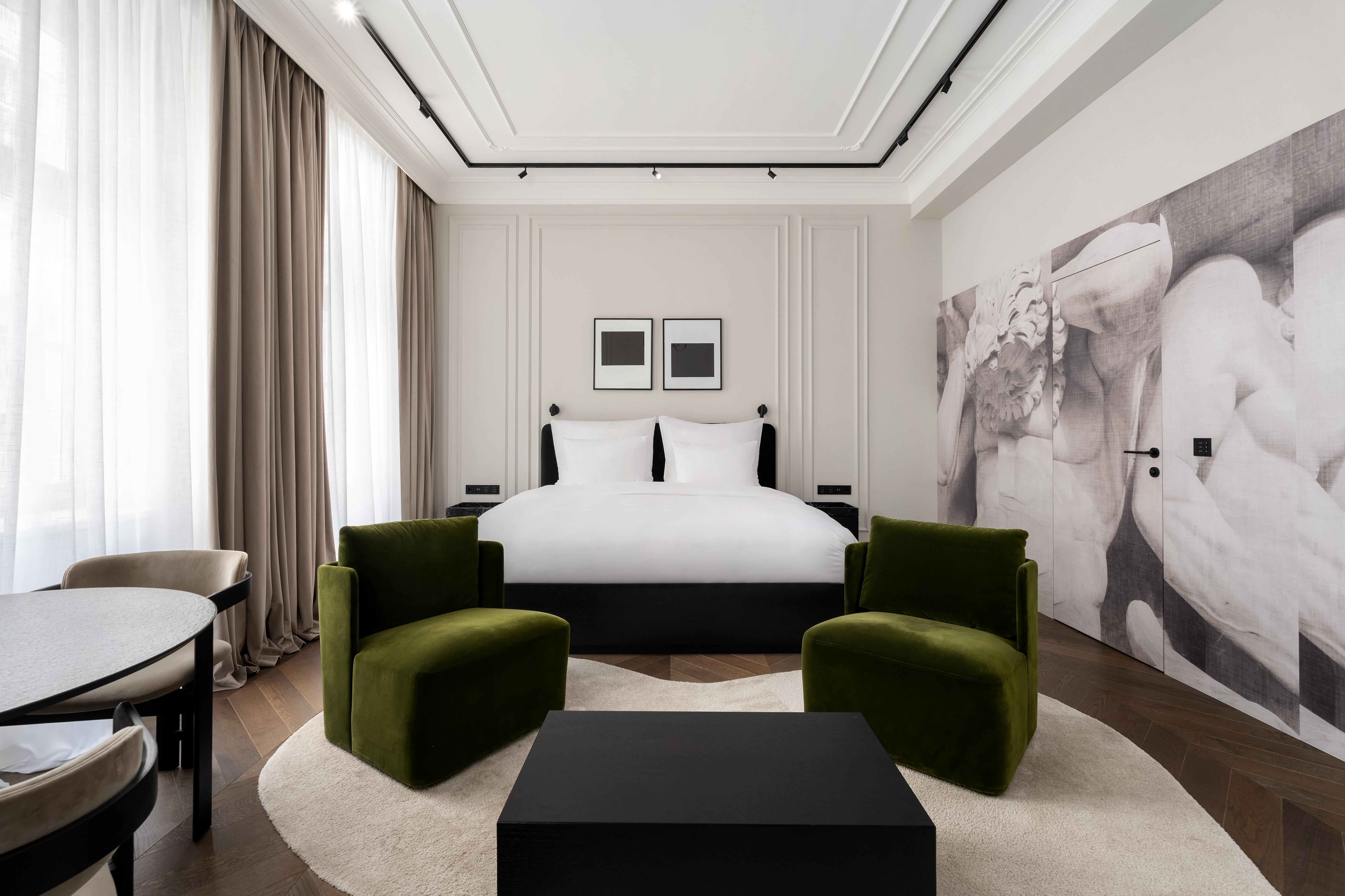 The Amauris Vienna Junior Suite with fine Italian marble and bespoke furnishings