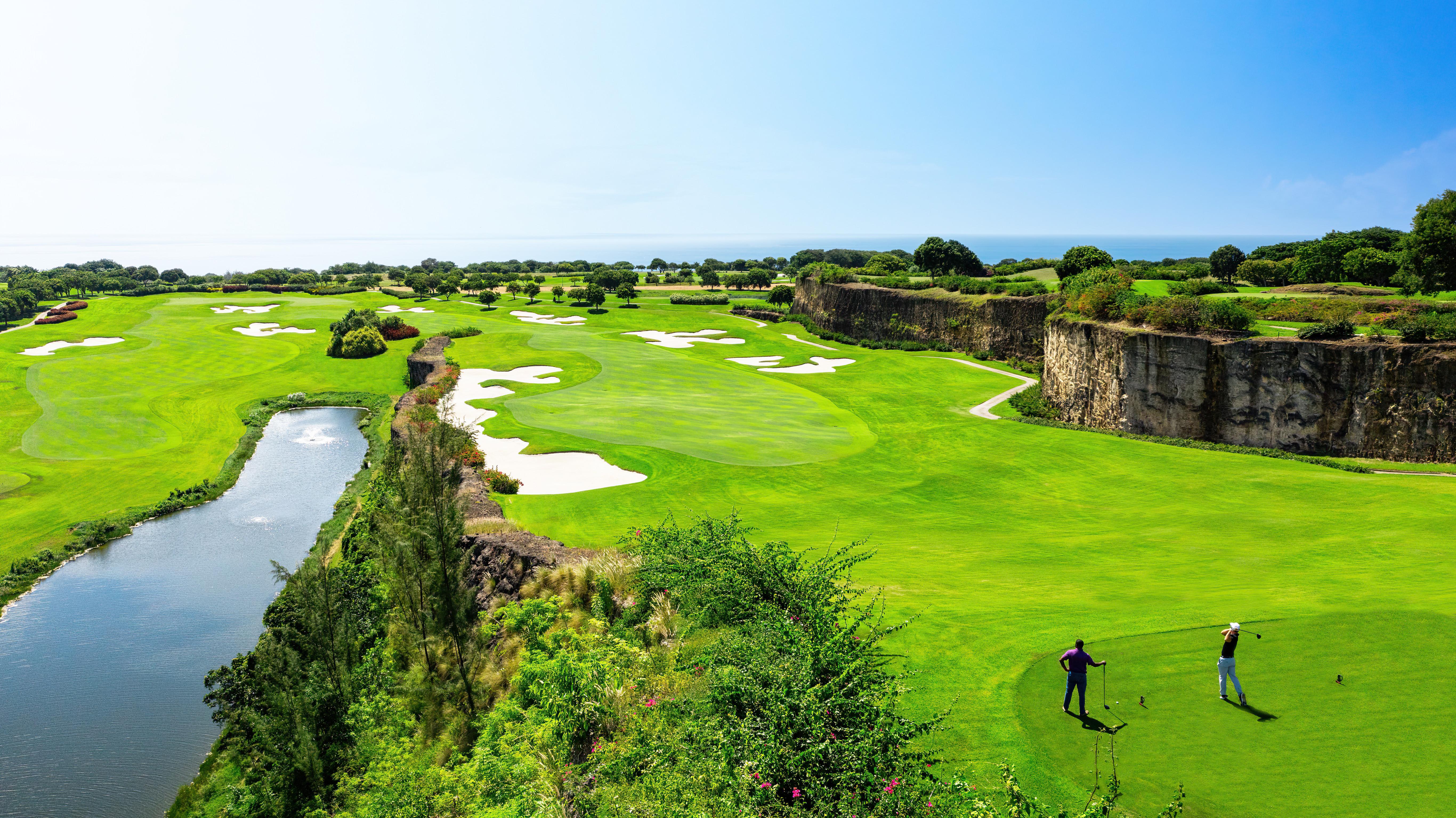 Tom Fazio Green Monkey championship golf course carved from coral limestone