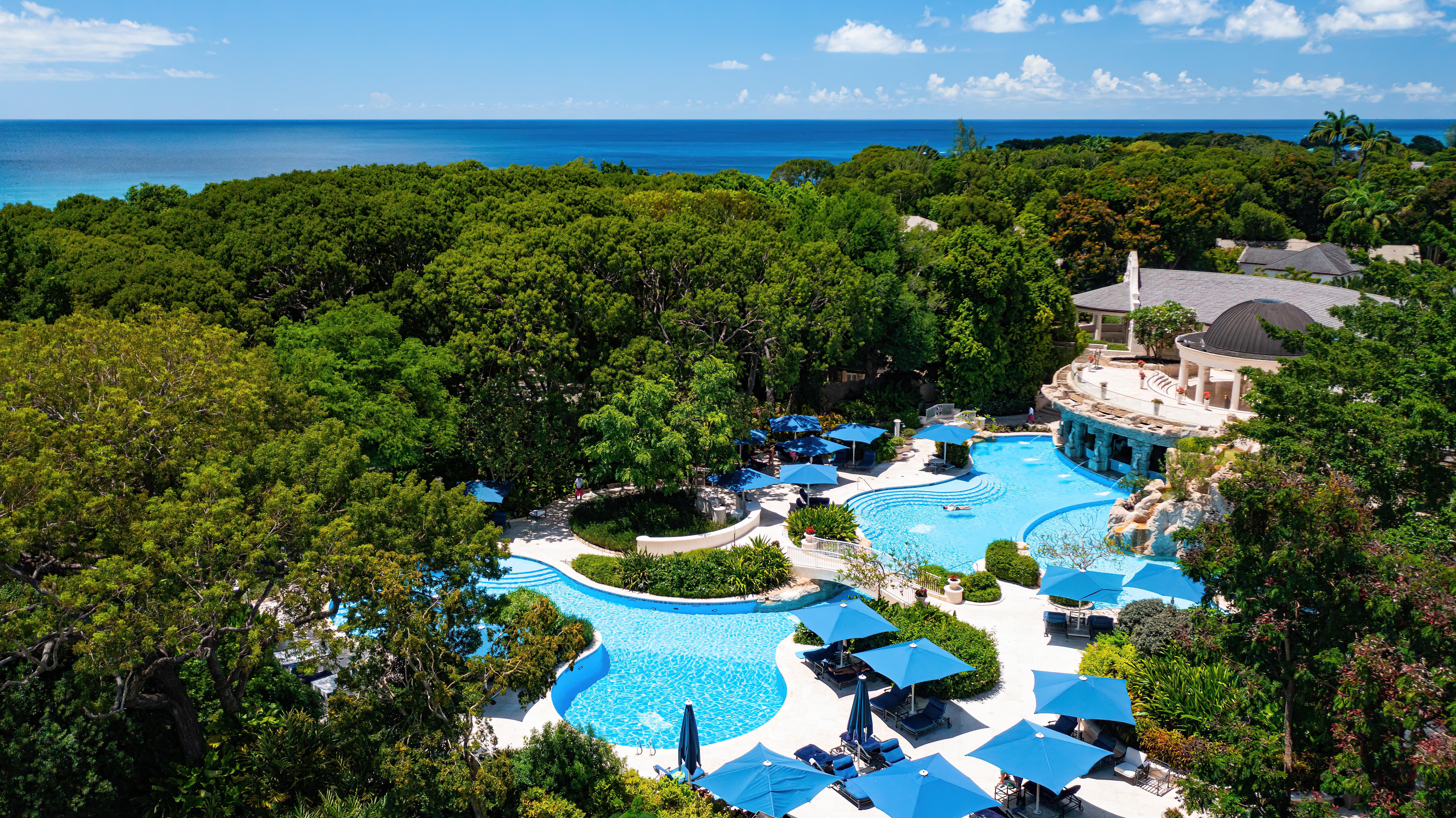 The 47,000 square foot Spa sanctuary at Sandy Lane