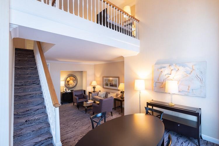 Two-Story Duplex Suite Living Salon