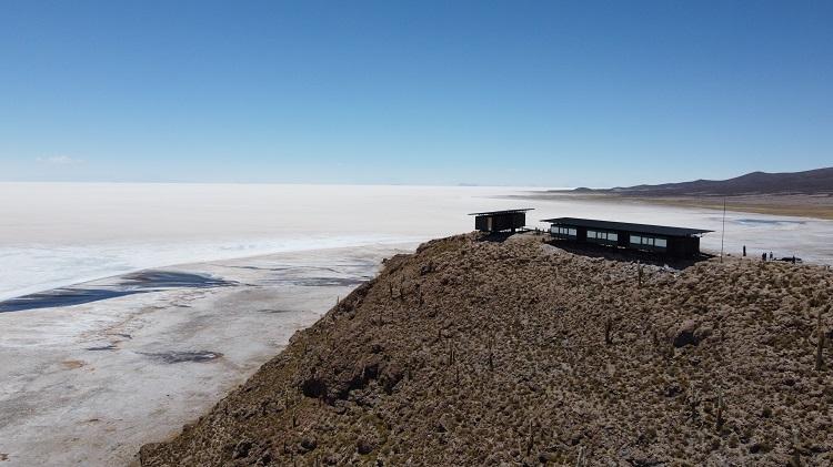 Explora Uyuni Lodge on the Slopes of Tunupa Volcano