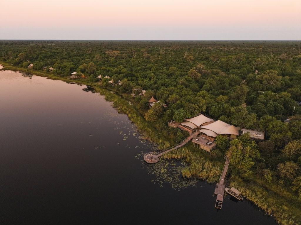 Aerial View along Osprey Lagoon