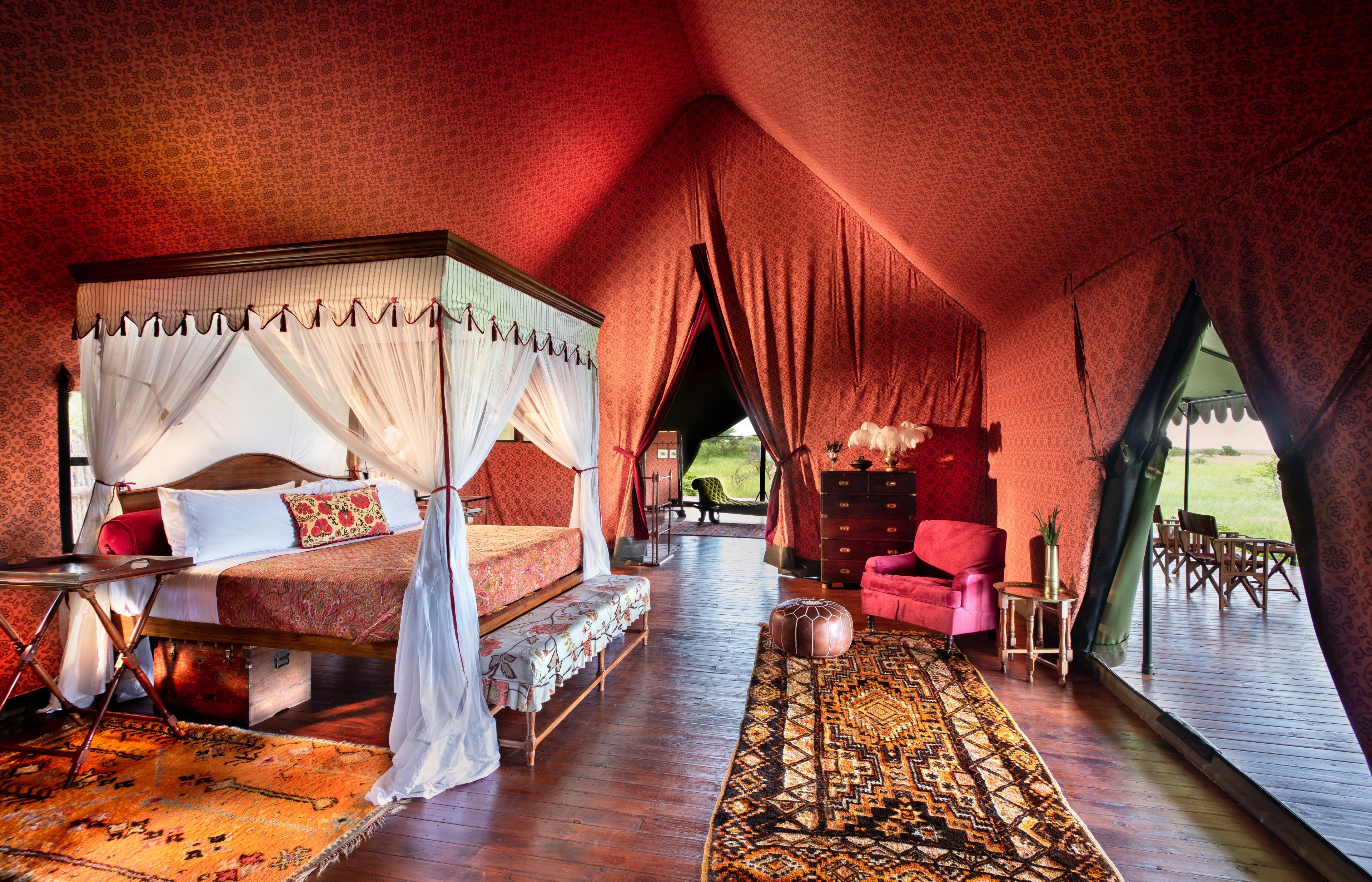 Luxury Tented Suite Bedroom