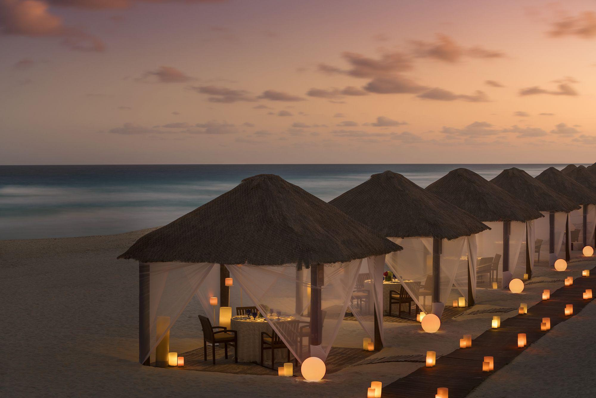 Kempinski Hotel Cancun Beachfront Casitas and Shoreline