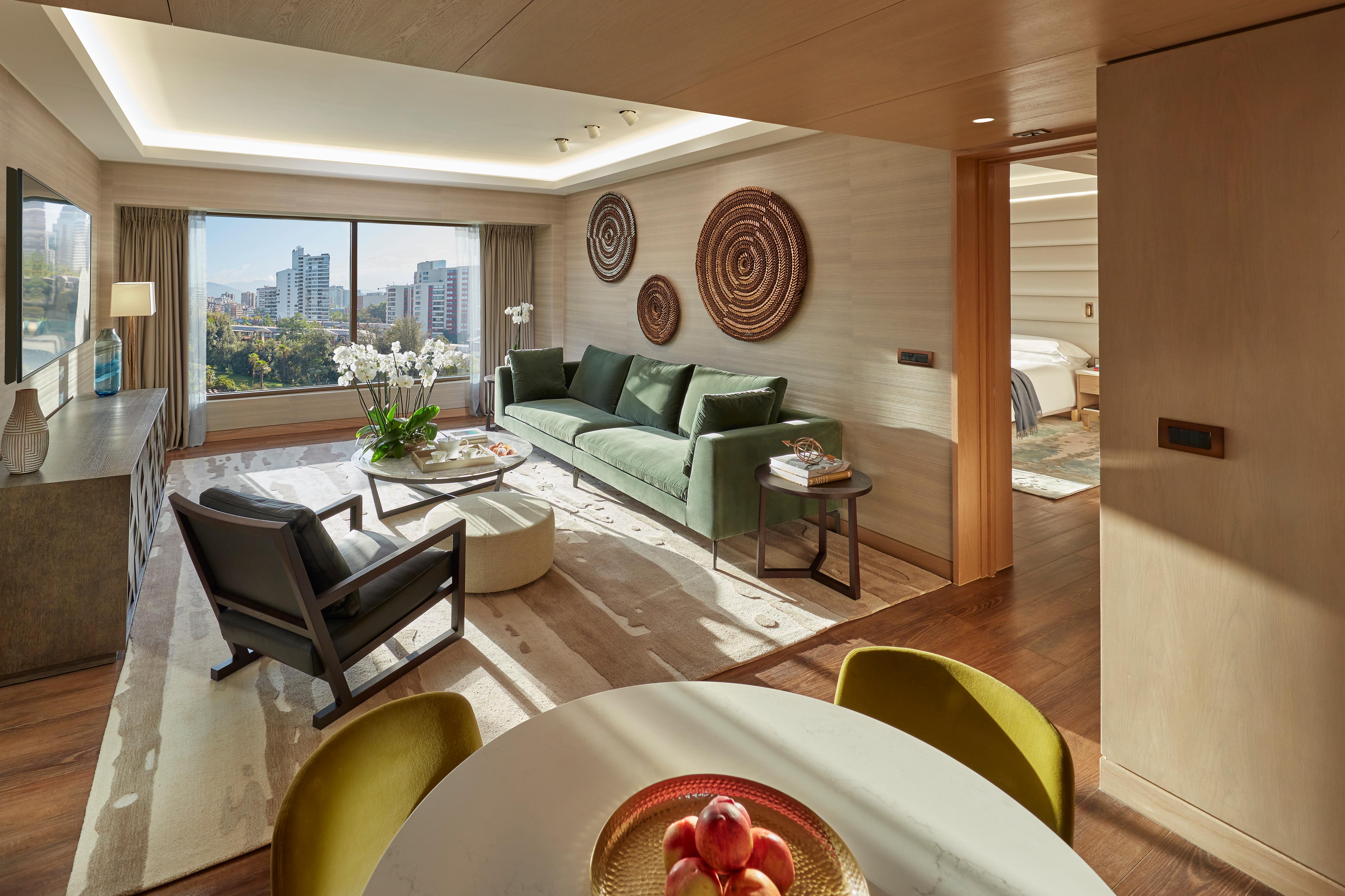 Executive Suite salon with Chilean artwork