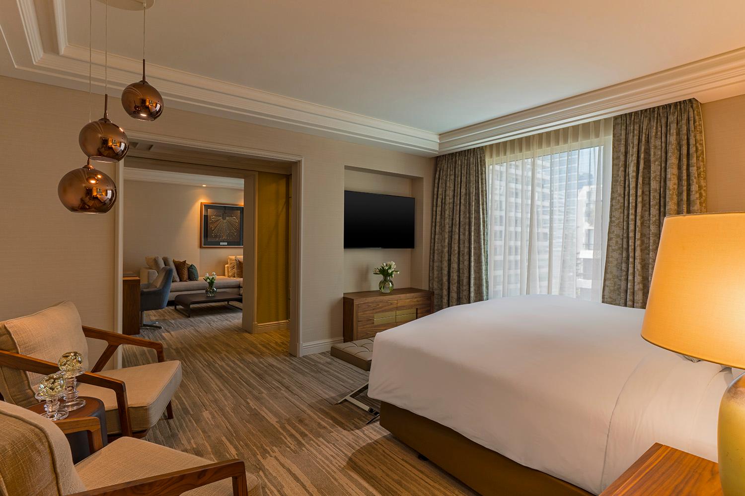 Executive Suite Featuring an Expansive Living Salon