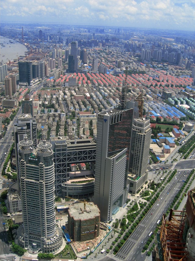 Panoramic View from Jin Mao Tower