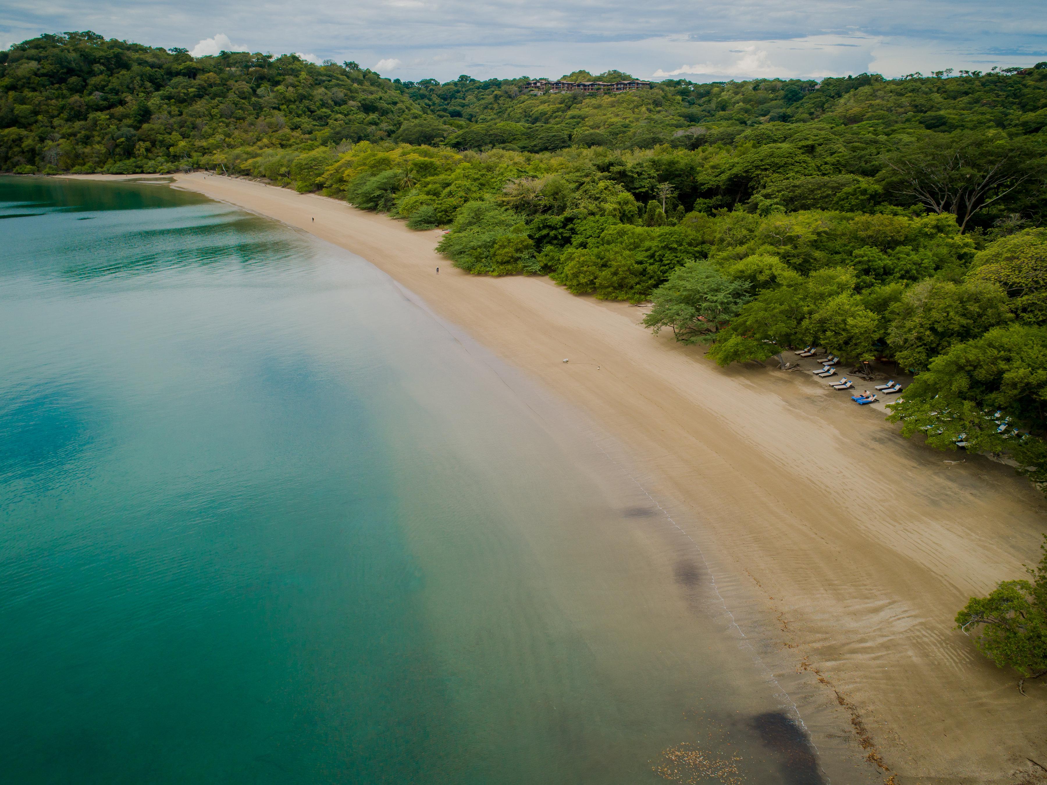 Andaz Beach House on Nacascolo Beach aerial perspective