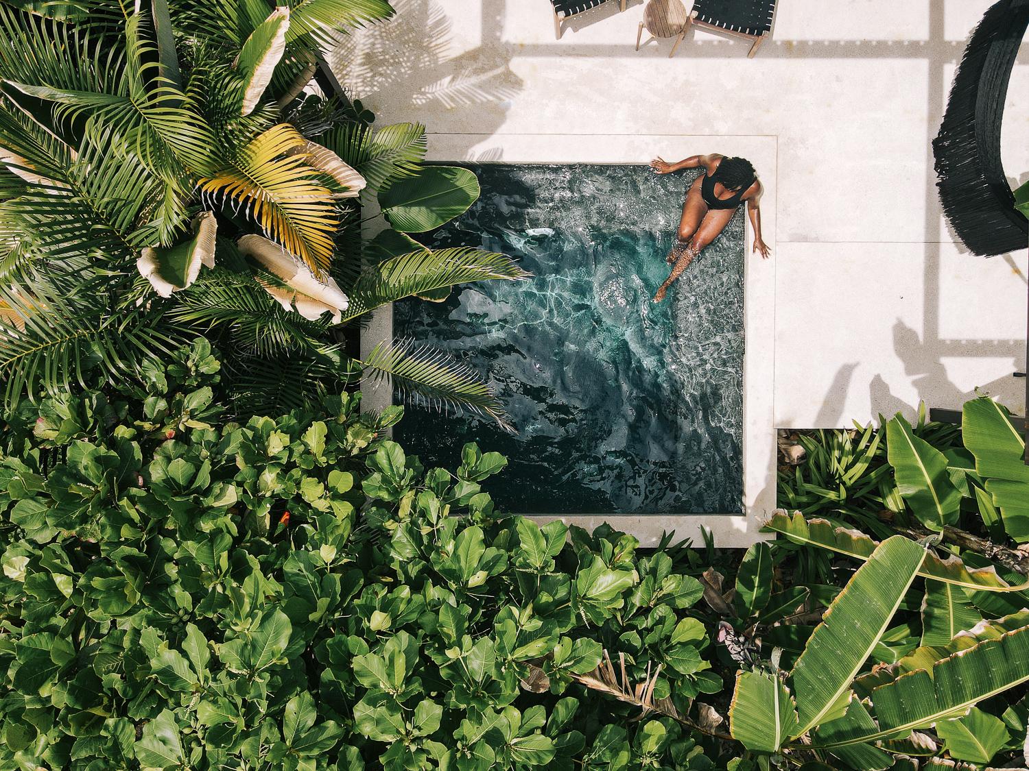 Ninta Beachfront Bungalow with private plunge pool and terrace