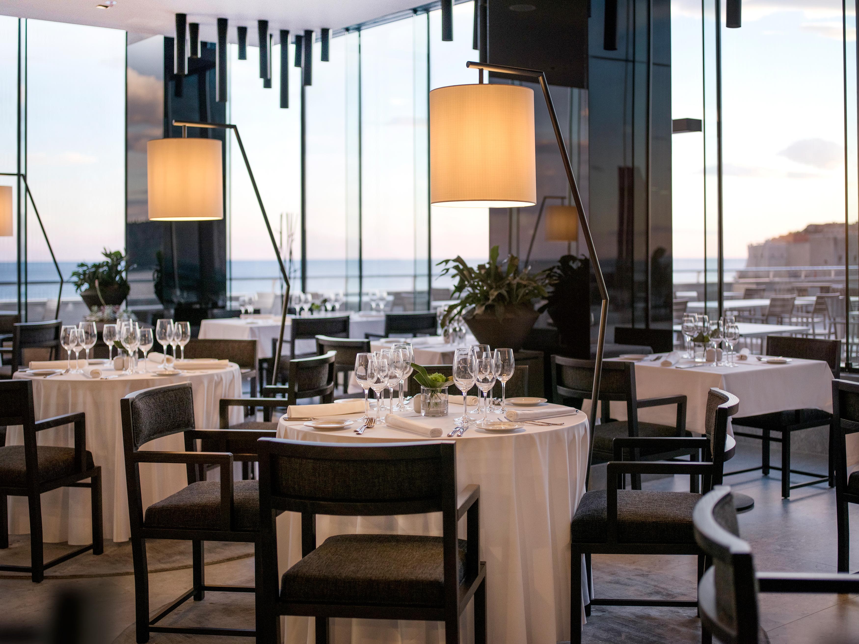 Sensus gourmet restaurant and Croatian wine cellar wall