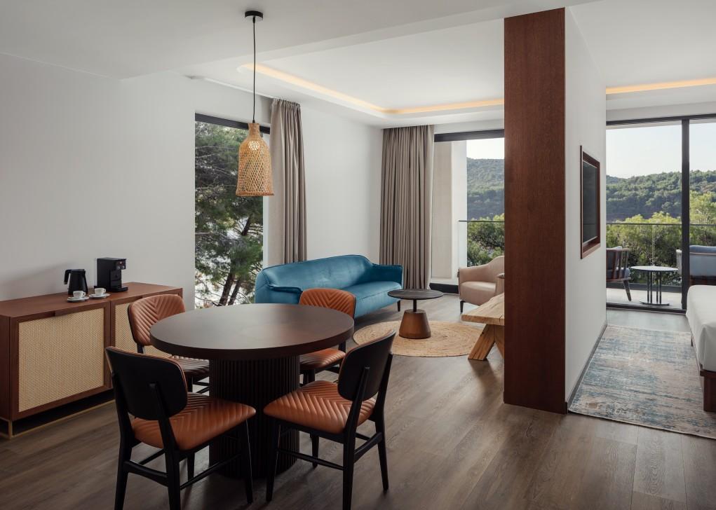 The Isolano Suite living salon with panoramic views
