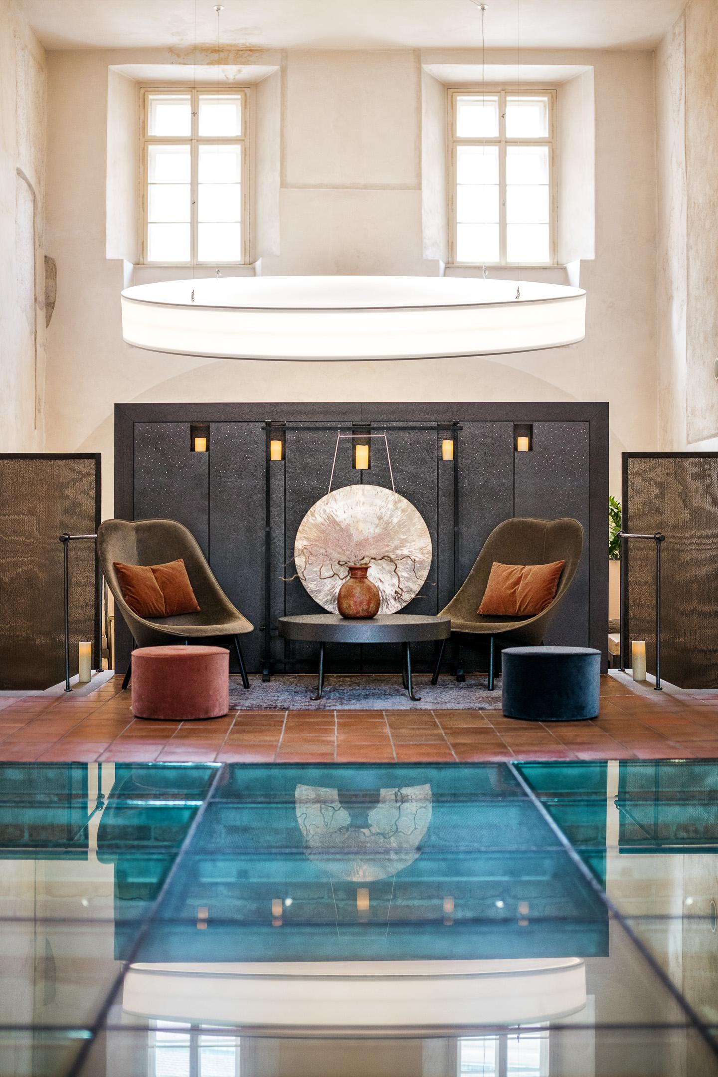Mandarin Oriental chapel spa lounge