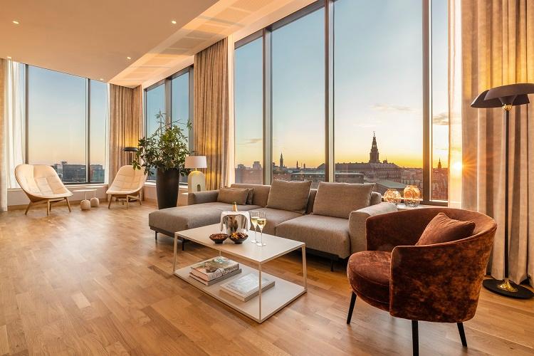 The Presidential Suite at Sunset