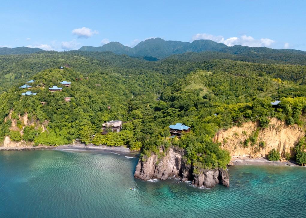 Secret Bay clifftop luxury villas Dominica