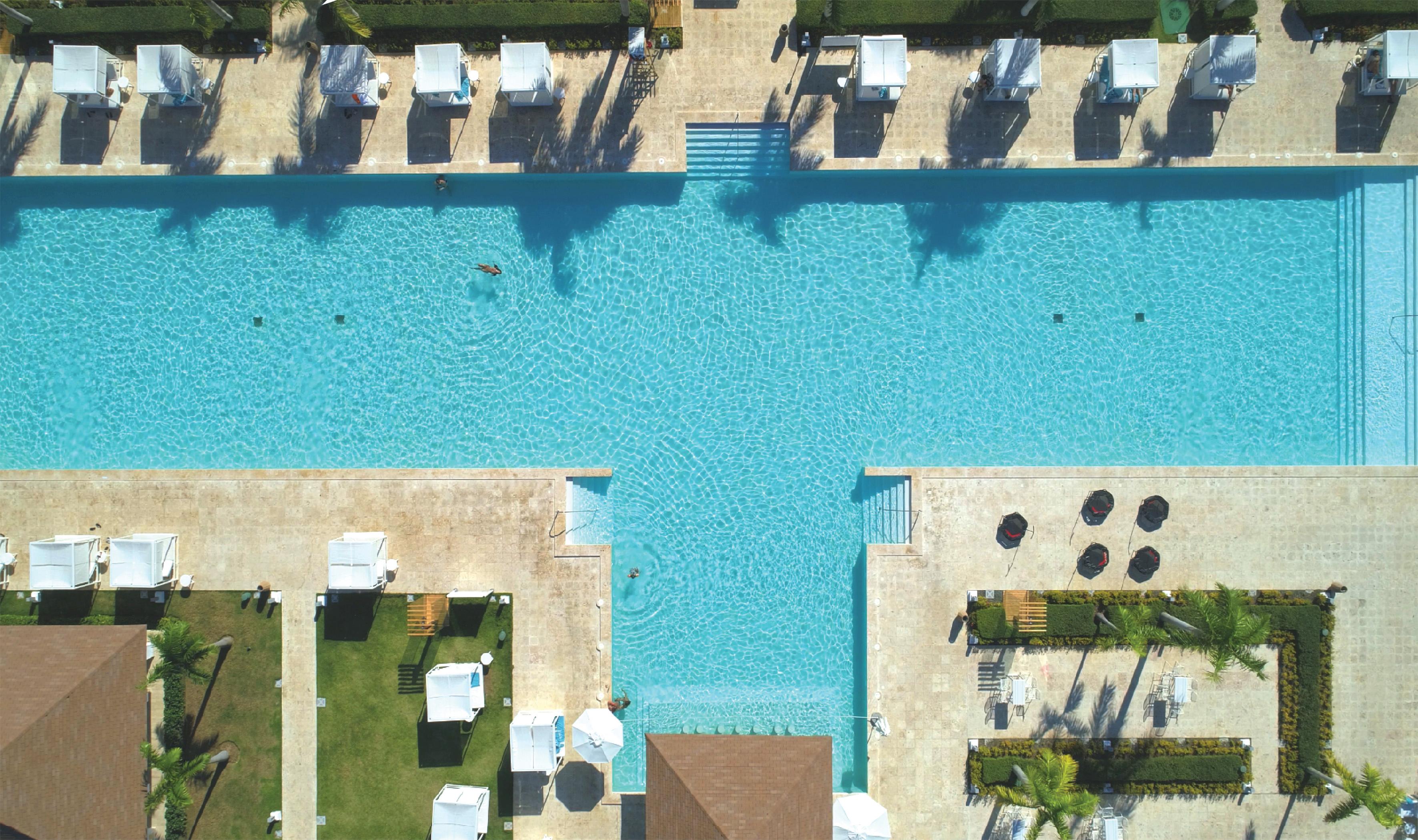 Main Lagoon Pool and Submerged Loungers