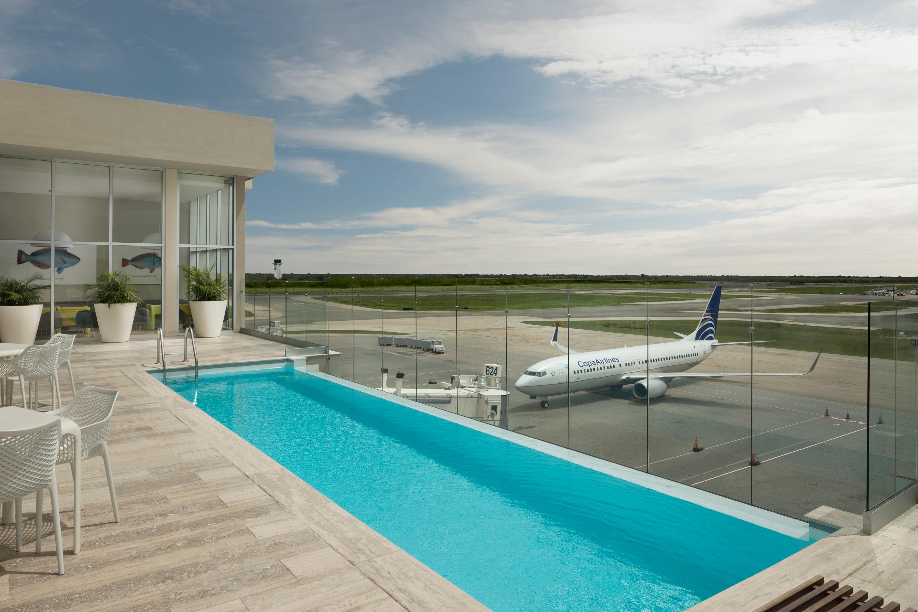 Exclusive VIP Departure Lounge with infinity pool at PUJ Airport