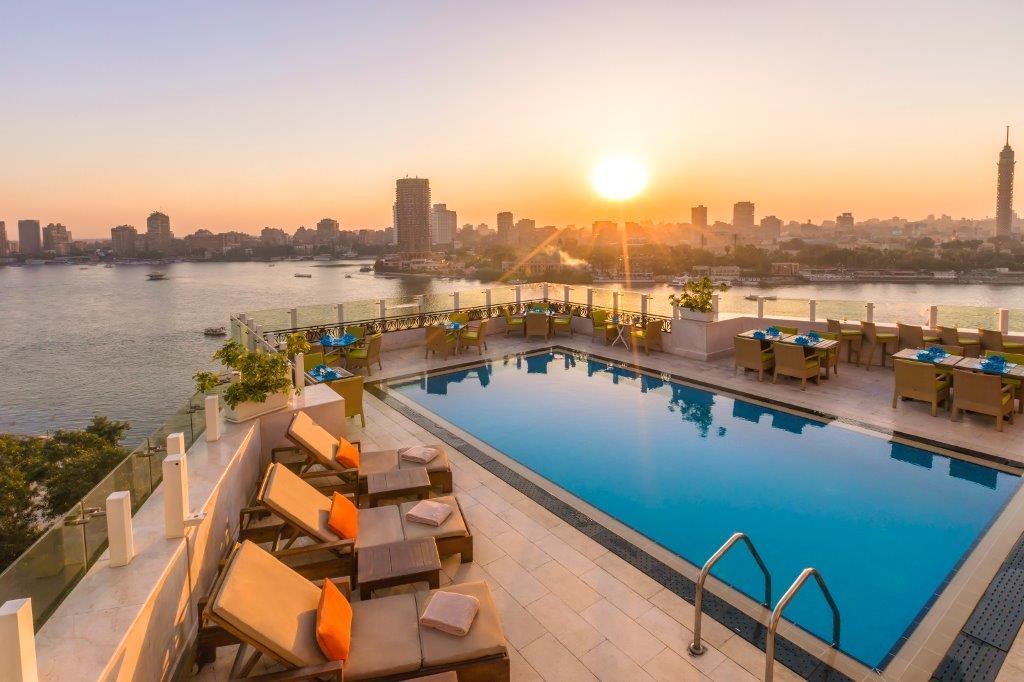 Rooftop Swimming Pool overlooking Nile