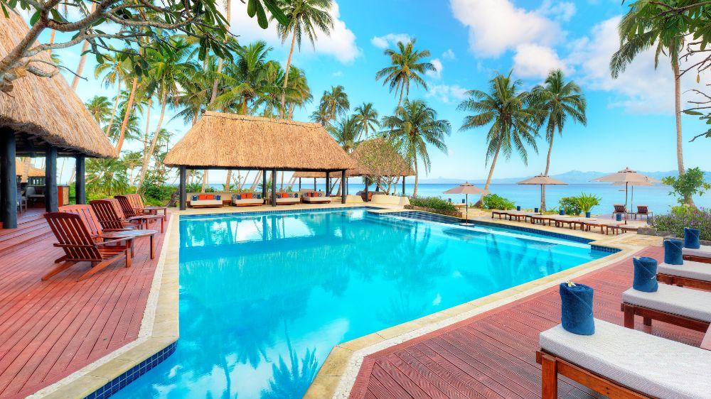 Adults-only oceanfront freshwater infinity pool