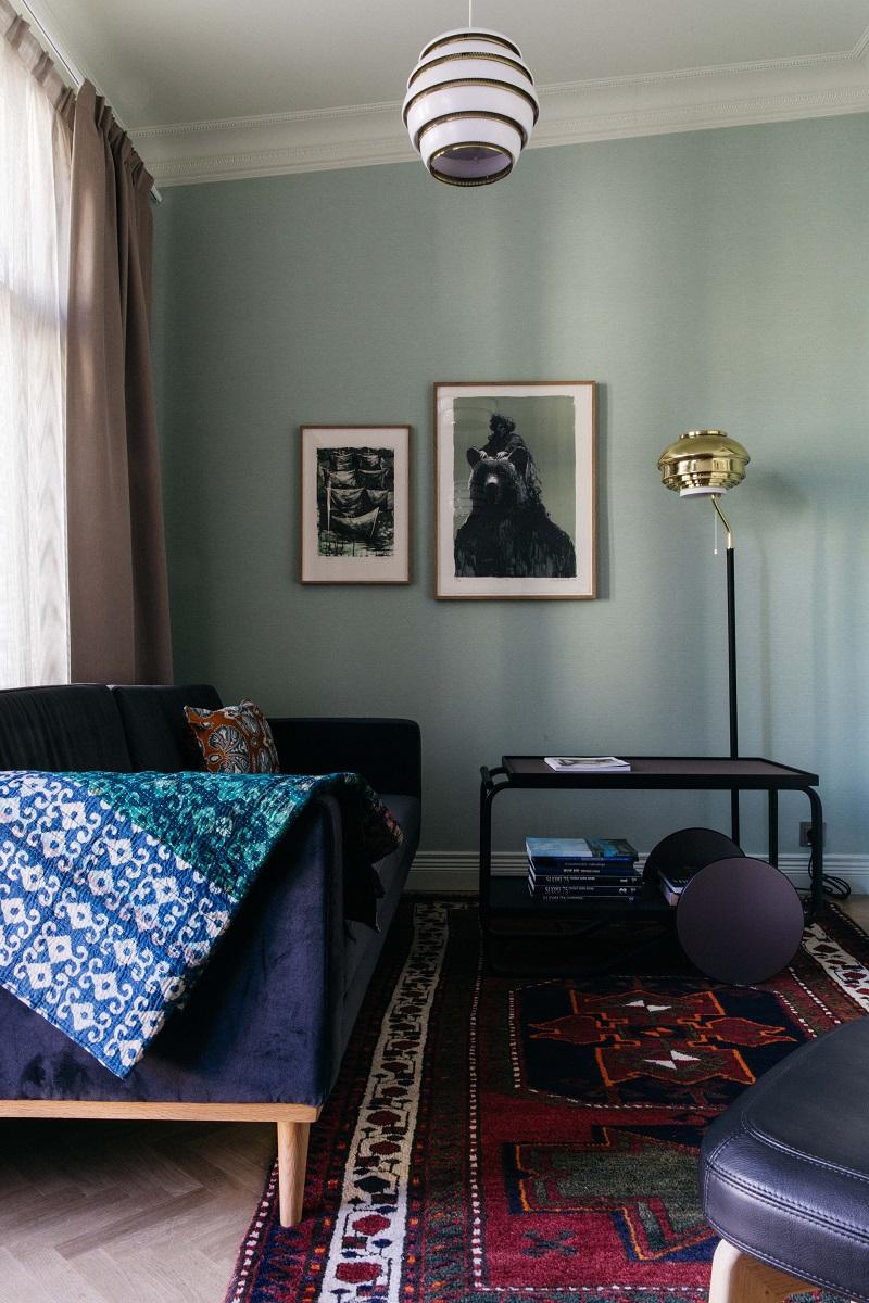 Serenity Studio Guestroom in Calming Scandinavian Tones with DUX Bed