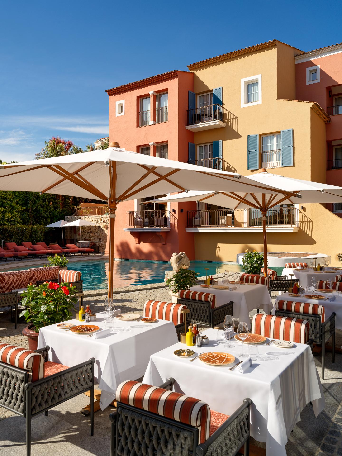 Il Giardino restaurant Hotel Byblos Saint-Tropez