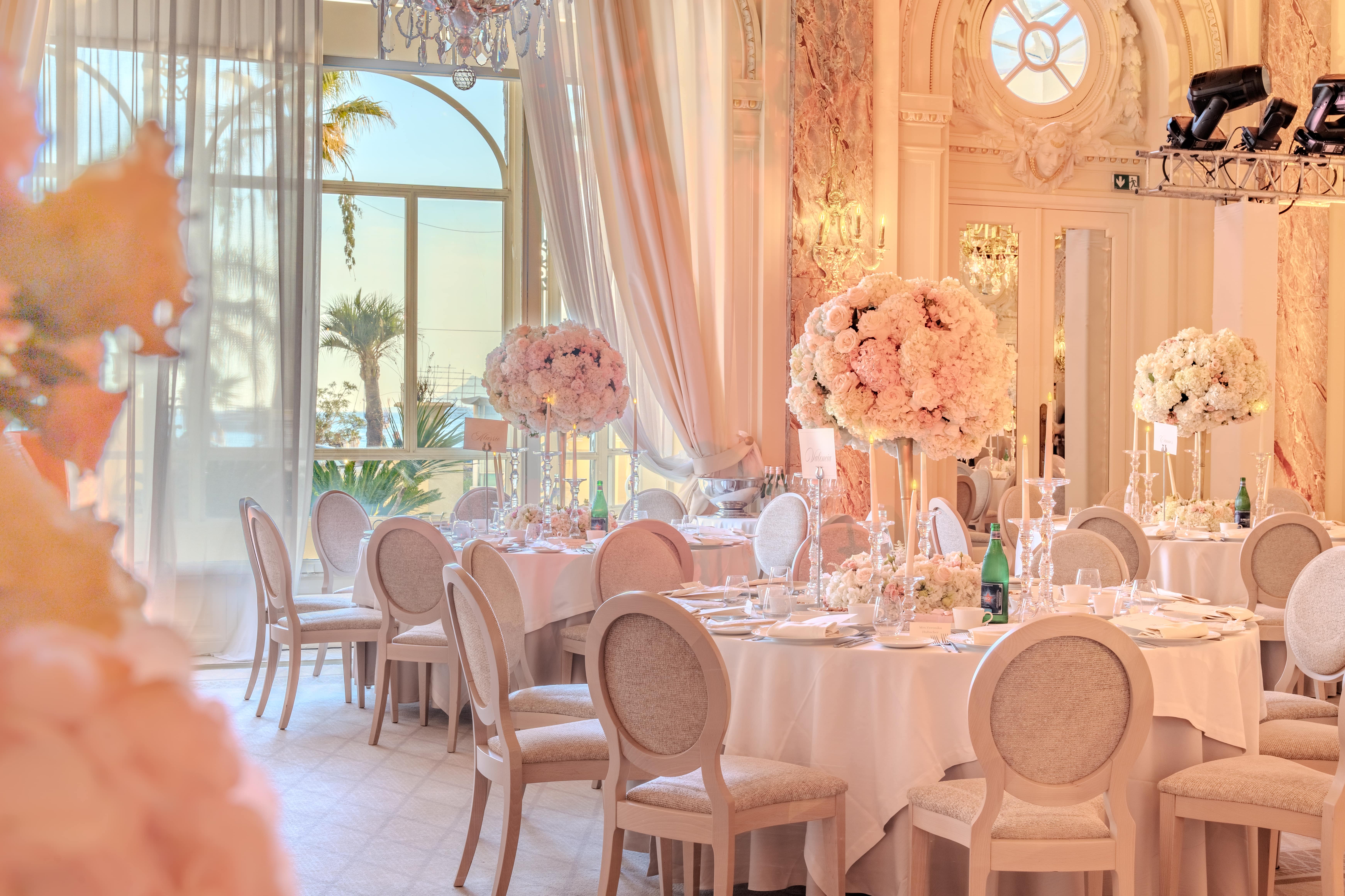 Grand Salon historic ballroom and chandeliers