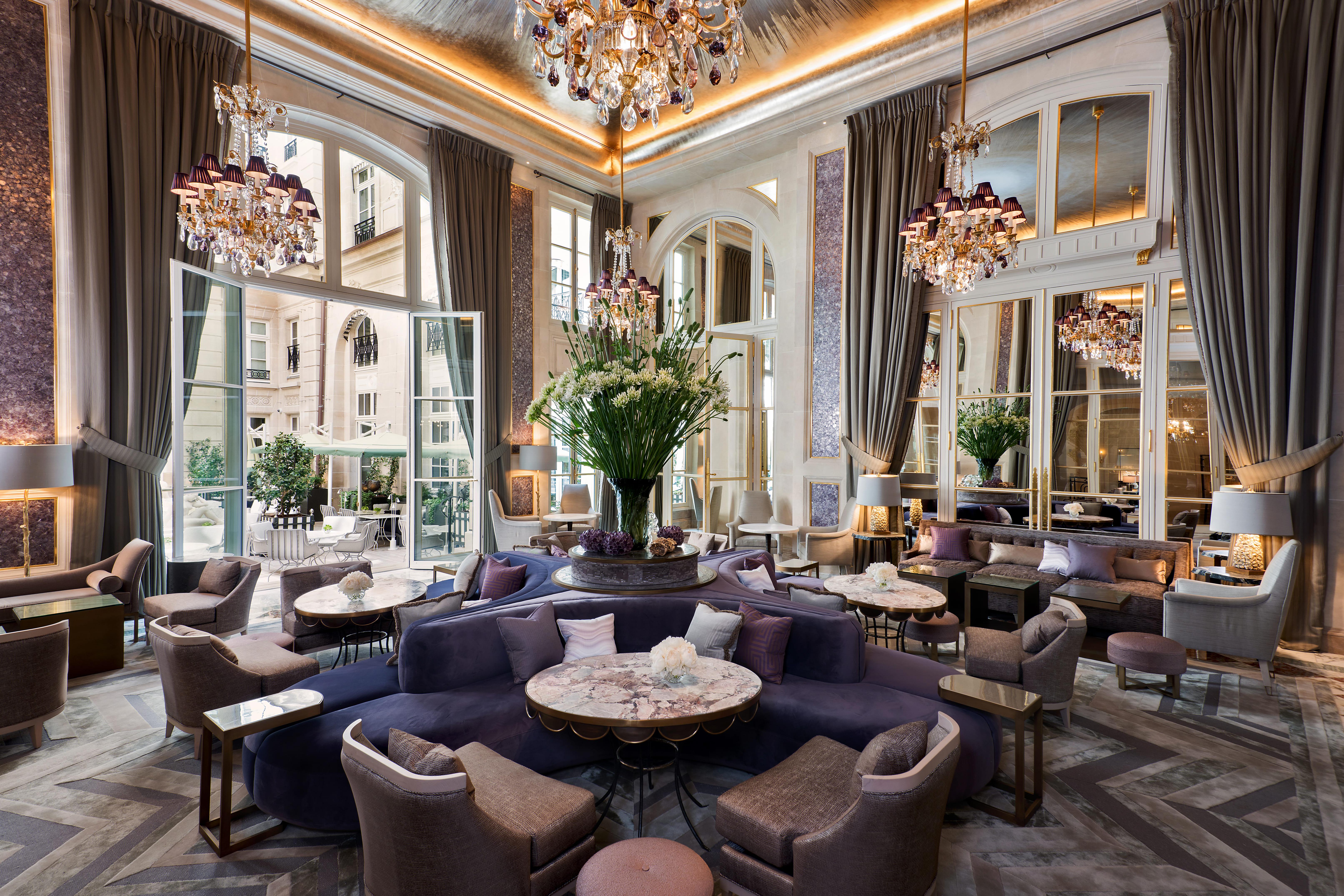 Jardin d Hiver gilded salon at Hotel de Crillon Paris