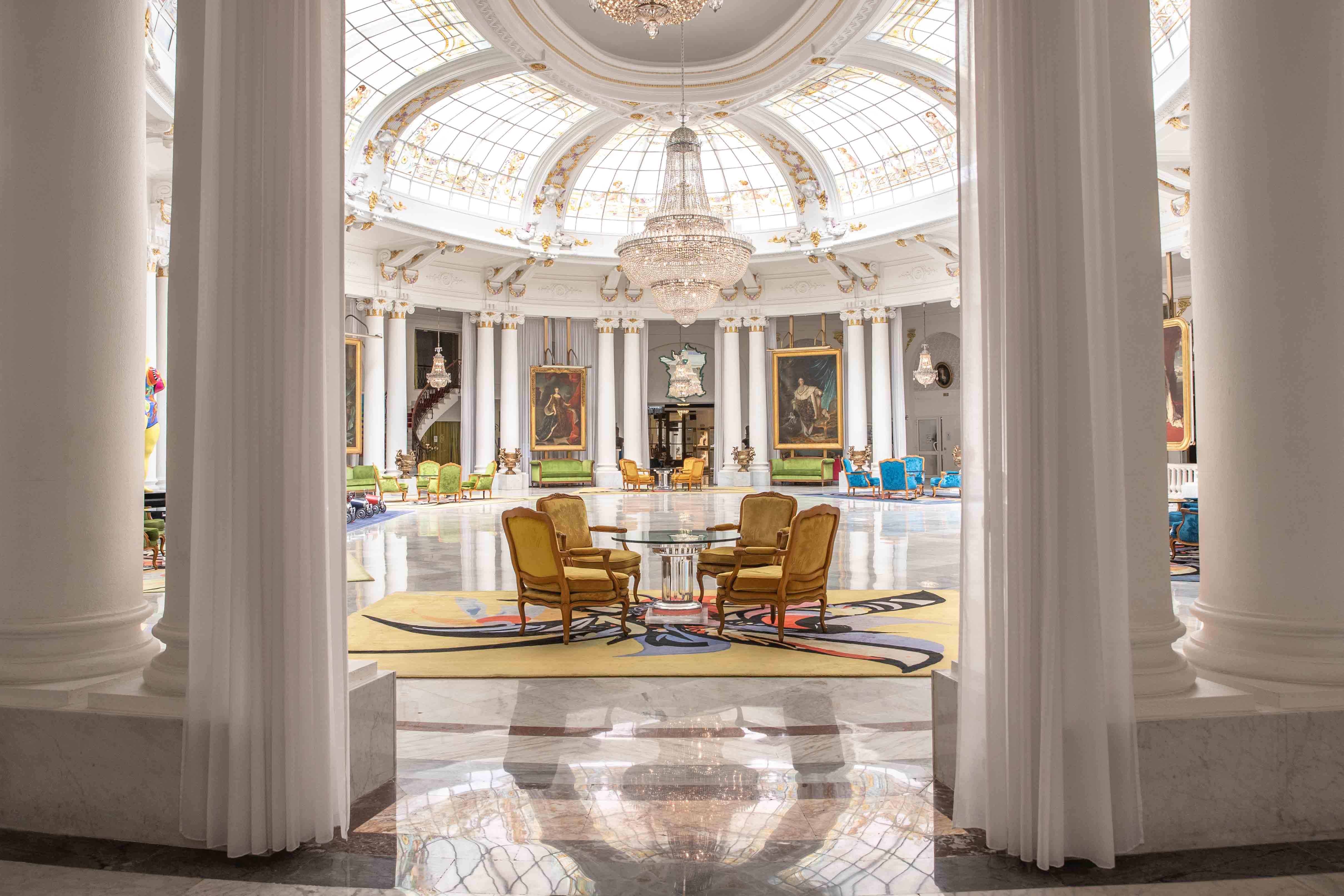 Majestic Salon Royal featuring Czar Nicholas II Baccarat chandelier