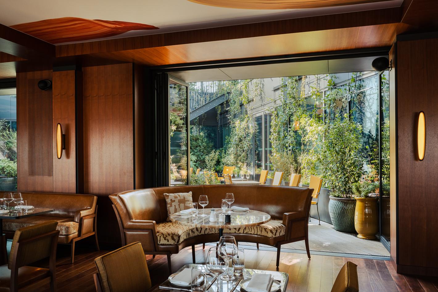 La Plume contemporary Japanese-influenced dining room and cocktail bar by Chef Benjamin Six