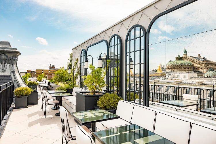 Sequoia Rooftop Bar Paris View