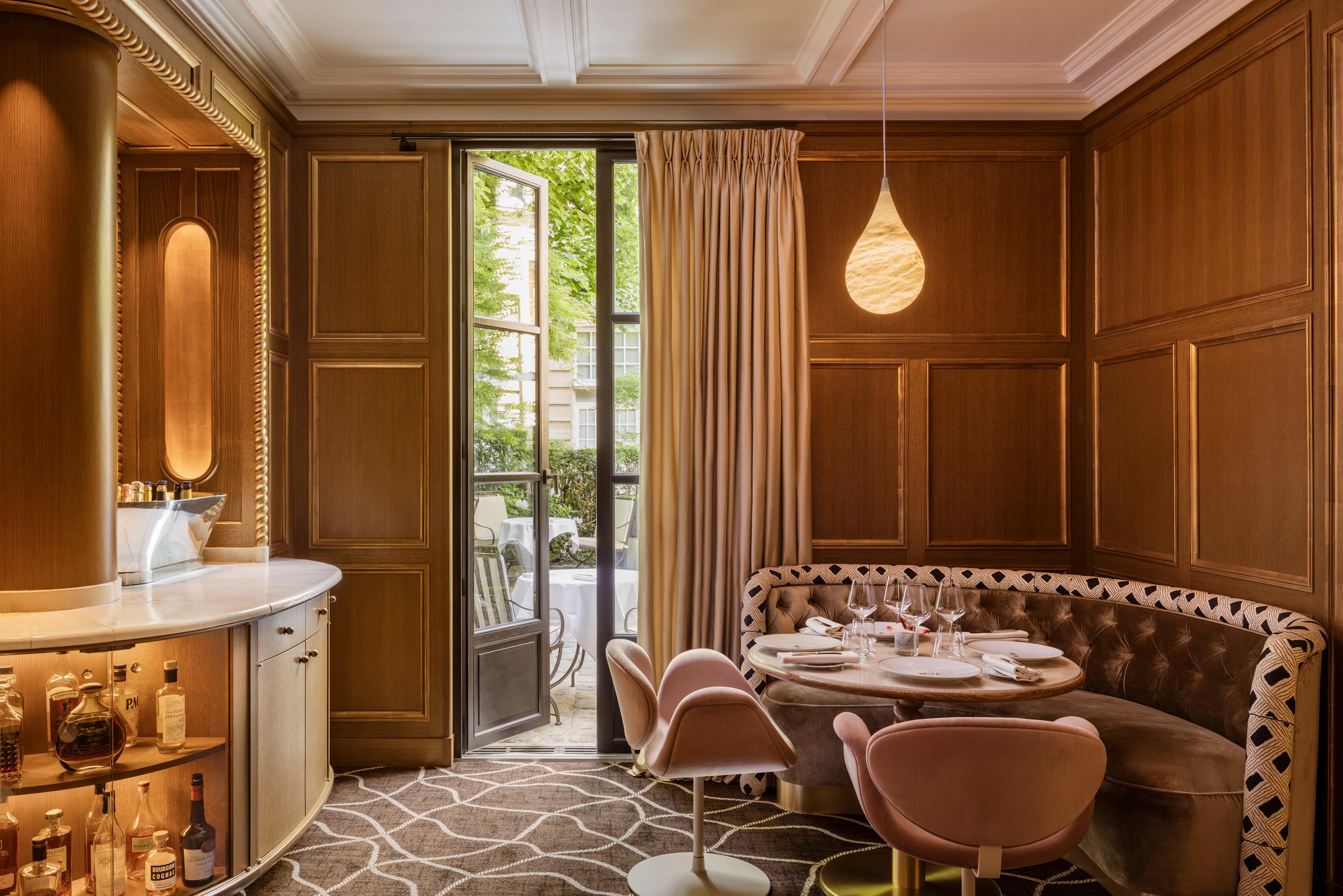 Restaurant Anne gastronomic dining salon curated by Mathieu Pacaud