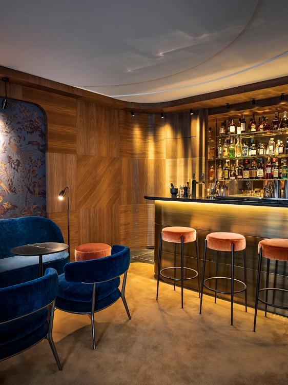 James Joyce Bar intimate fireside library